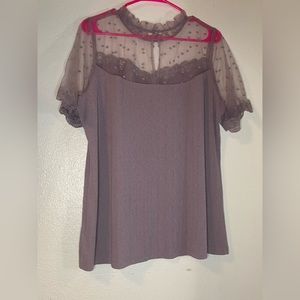 Lavender blouse